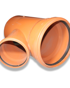 T-piece 45deg DN 300x200